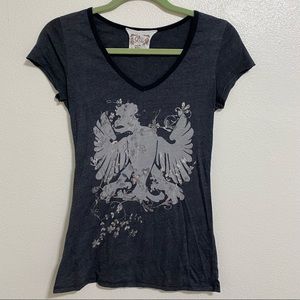 G girl made with lots of love women V neck shirt